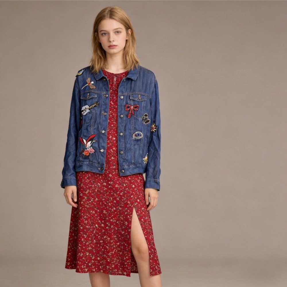 Johnny Was Ziva Denim Jacket - New with tags